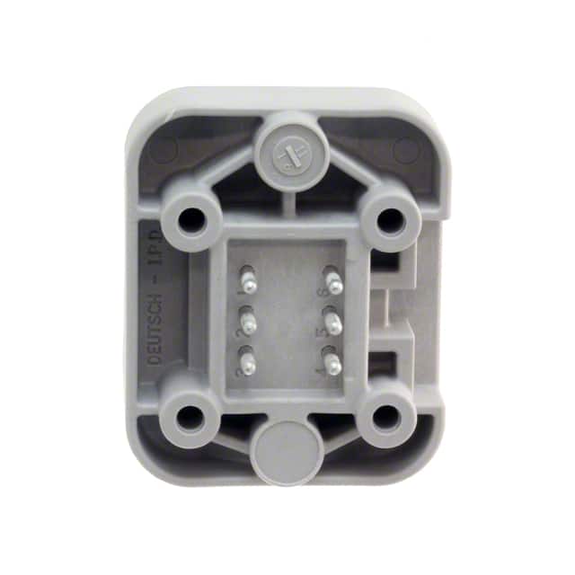 DT15-6P TE Connectivity Deutsch Connectors  Headers Male Pins
